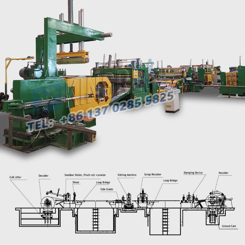 เครื่องตัดเหล็กม้วนสแตนเลส